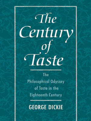 cover image of The Century of Taste